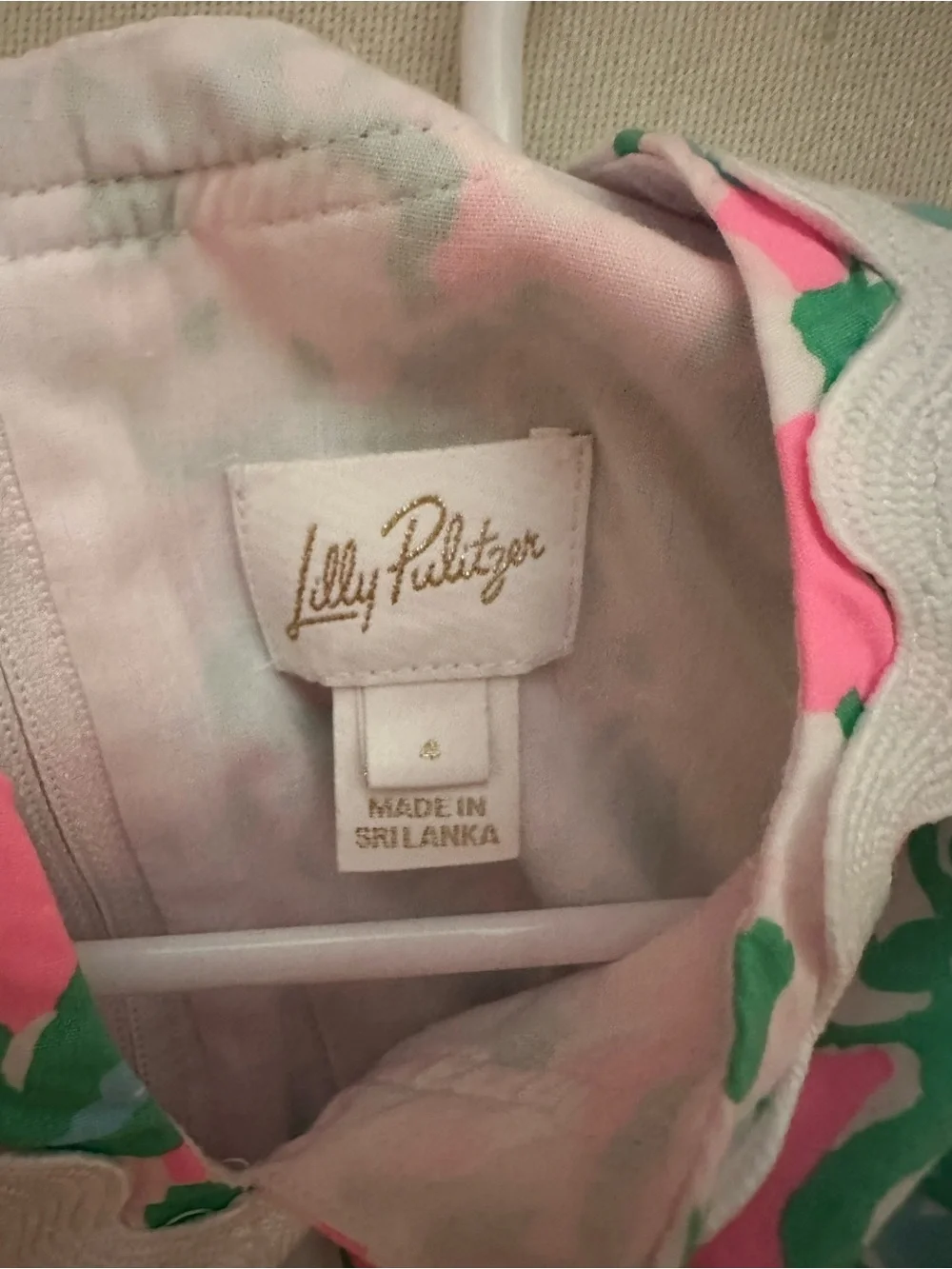 Lilly Pulitzer Pink, Green & Light Blue Floral Girl's Shift Dress Set